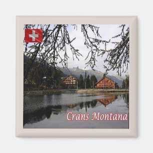 ZCH024 CRANS MONTANA Zwitserland - Fridge Magnet