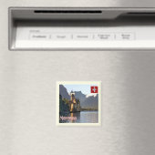 ZCH029 MONTREAUX Zwitserland - Fridge Magnet (Insitu (Vaatwasser))