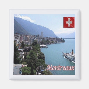 zCH030 MONTREAUX in Zwitserland - Fridge Magnet