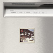zCH034 VERBIER Cottages Zwitsers - Fridge Magnet (Insitu (Vaatwasser))