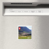 zCH039 AIROLO Zwitserland - Fridge Magnet (Insitu (Vaatwasser))
