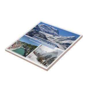 zCH041 Zwitserland, Europa, Tegeltje