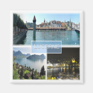 ZCH043 LUCERNE Zwitserland - Fridge Magneet