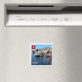 ZCH048 LUGANO Zwitserland - Fridge Magnet (Insitu (Vaatwasser))