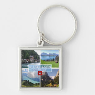 zCH051 INTERLAKEN Lake Thun Thunerse Swiss Sleutelhanger