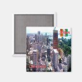 zCI003 ABIDJAN, IVORY COAST, Africa, Fridge Magneet (Voorkant / Achterkant)