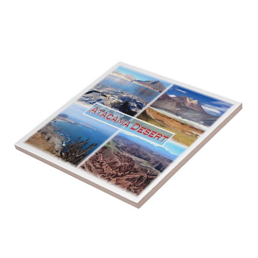 zCL003 ATACAMA DESERT, Mozaïek, Chili, Tegeltje (Zijkant)