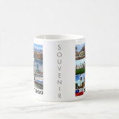 zCL021 SANTIAGO, Mosaic, Chili, Amerika, Koffiemok (Center)