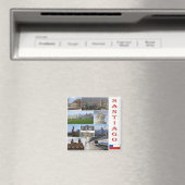 zCL022 SANTIAGO, mozaïek, Chili, Amerika, Fridge Magneet (Insitu (Vaatwasser))