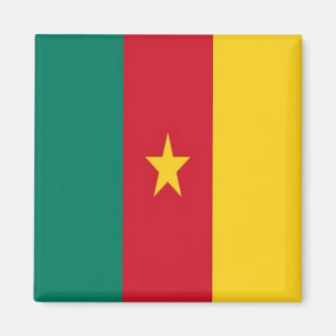 zCM001 CAMEROON FLAG, Afrika, Fridge Magneet