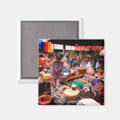 zCM003 CAMEROON, Mfoundi-markt, Afrika, Fridge Magneet (Voorkant / Achterkant)