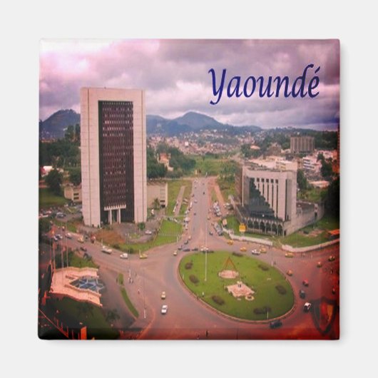 zCM008 YAOUNDE', Kameroen, Afrika, Fridge Magneet (Voorkant)
