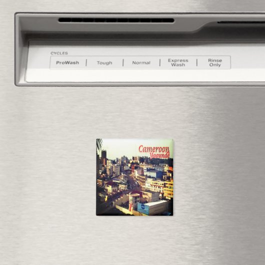 zCM017 YAOUNDE', Kameroen, Afrika, Fridge Magneet (Insitu (Vaatwasser))