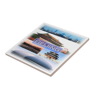 zCN009 PEKING, China, Azië, Tegeltje