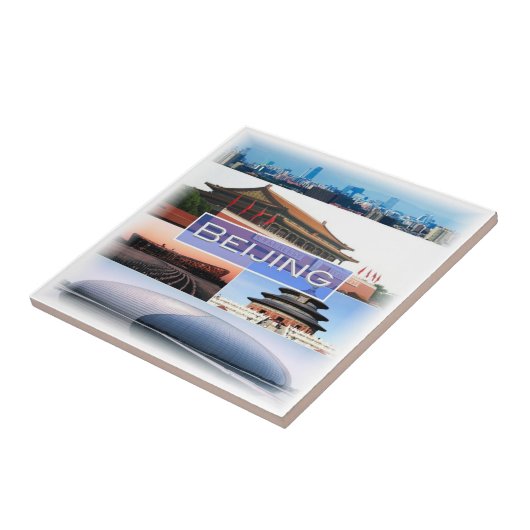 zCN009 PEKING, China, Azië, Tegeltje (Zijkant)