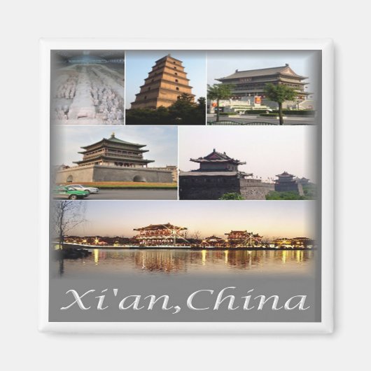 zCN014 XIAN CHINA & TERRACOTTA ARMY, Asia, Fridge Magneet (Voorkant)