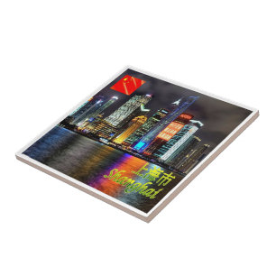 zCN019 TIANJIN, China, Azië, Tegeltje