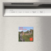 zCN026 GREAT WALL OF CHINA, PRC, Souvenir Fridge Magneet (Insitu (Vaatwasser))