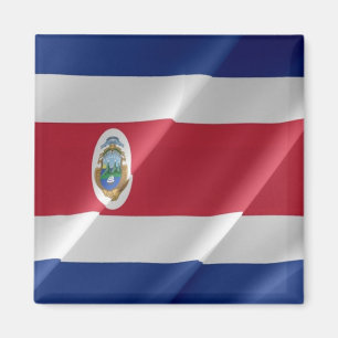 zCR002 COSTA RICA, Waving Flag, Amerika, Fridge Magneet