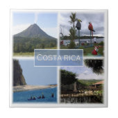 zCR003 COSTA RICA, Mozaïek, Amerika, Tegeltje (Voorkant)