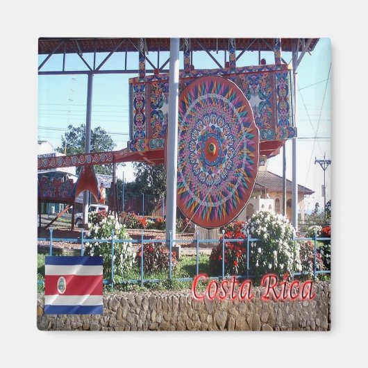 zCR014 COSTA RICA, Amerika, Fridge Magneet (Voorkant)