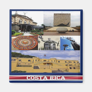 zCR017 COSTA RICA, Mosaic, Amerika, Fridge Magneet