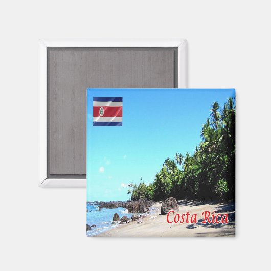 zCR019 COSTA RICA, Corcovado National Park, Fridge Magneet (Voorkant / Achterkant)