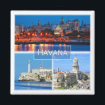 zCU003 HAVANA, Mozaïek, Cuba, Amerika, Fridge Magneet<br><div class="desc">Hier vindt u het souvenir van uw vakantie. (zCU003 HAVANA, Mozaïek, Cuba, Amerika Koelkast magneet). Verras vrienden en familieleden met de unieke souvenirs van uw geweldige reis. Probeer ons. #LeoPepeDesign - Panorama Havana bij nacht, Amerika Cuba, Leopepedesign, Reisreis Fototoerisme, Gift Souvenir Gadget Koelkast Magnet, Collage Mozaïek Potpourri.</div>
