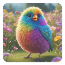 Zcute vogelsticker
