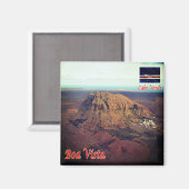 zCV003 BOA VISTA, Kaapverdië, Rocha Estáncia, Frid Magneet (Voorkant / Achterkant)