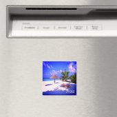 zCV013 PRAIA, CAPE VERDE, Beach, Afrika, Fridge Magneet (Insitu (Vaatwasser))