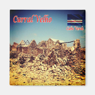 zCV017 CURRAL VELHO, Kaapverdië, Afrika, Fridge Magneet
