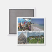 zCV025 CAPE VERDE, Mozaïek, Afrika, Fridge Magneet (Voorkant / Achterkant)