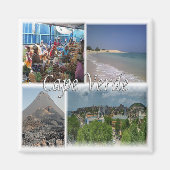 zCV025 CAPE VERDE, Mozaïek, Afrika, Fridge Magneet (Voorkant)