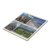 zCV025 KAAPVERDIË, Mozaïek, Afrika, Tegeltje (Zijkant)