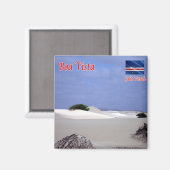 zCV027 BOA VISTA DESERT, Kaapverdië, Afrika, Fridg Magneet (Voorkant / Achterkant)