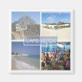 zCV24 CAPE VERDE, Mosaic, Afrika, Fridge Magneet (Voorkant)