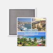 zCY003 AYIA NAPA Harbour Nelia - Cyprus - Fridge Magneet (Voorkant / Achterkant)