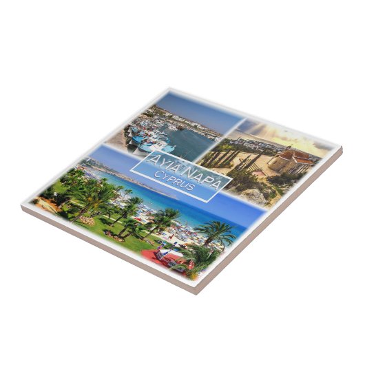 zCY003 AYIA NAPA Harbour Nelia, Cyprus Tegeltje (Zijkant)