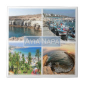 zCY004 AYIA NAPA Cyprus, Tegeltje (Voorkant)