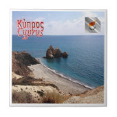 zCY006 ROTSFORMATIES Cyprus, Tegeltje (Voorkant)