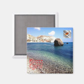 zCY009 PETRA TOU ROMIOU Cyprus, Magneet (Voorkant / Achterkant)