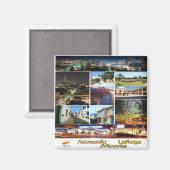 zCY018 NICOSIA Collage Mozaïek, Cyprus, Koelkast Magneet (Voorkant / Achterkant)