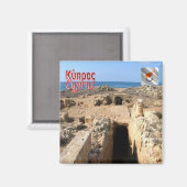 zCY022 DE TOMBS VAN DE KINGS - Cyprus - Fridge Magneet (Voorkant / Achterkant)