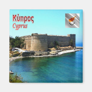 zCY024 KYRENIA KASTEEL Cyprus, Koelkast Magneet