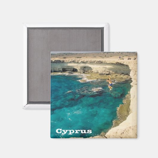 zCY027 KAAP GRIEKS Cyprus, Koelkast Magneet (Voorkant / Achterkant)