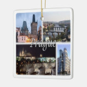 zCZ005 PRAGUE Tsjechië, Keramisch Ornament (Links)