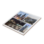 zCZ005 PRAGUE Tsjechië, Tegeltje (Zijkant)