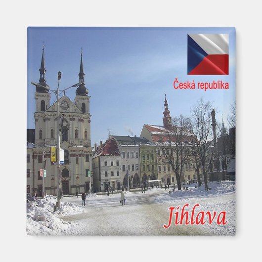 ZCZ006 JIHLAVA Tsjechië, Koelkast Magneet (Voorkant)