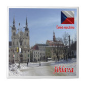 ZCZ006 JIHLAVA Tsjechië, Tegeltje (Voorkant)